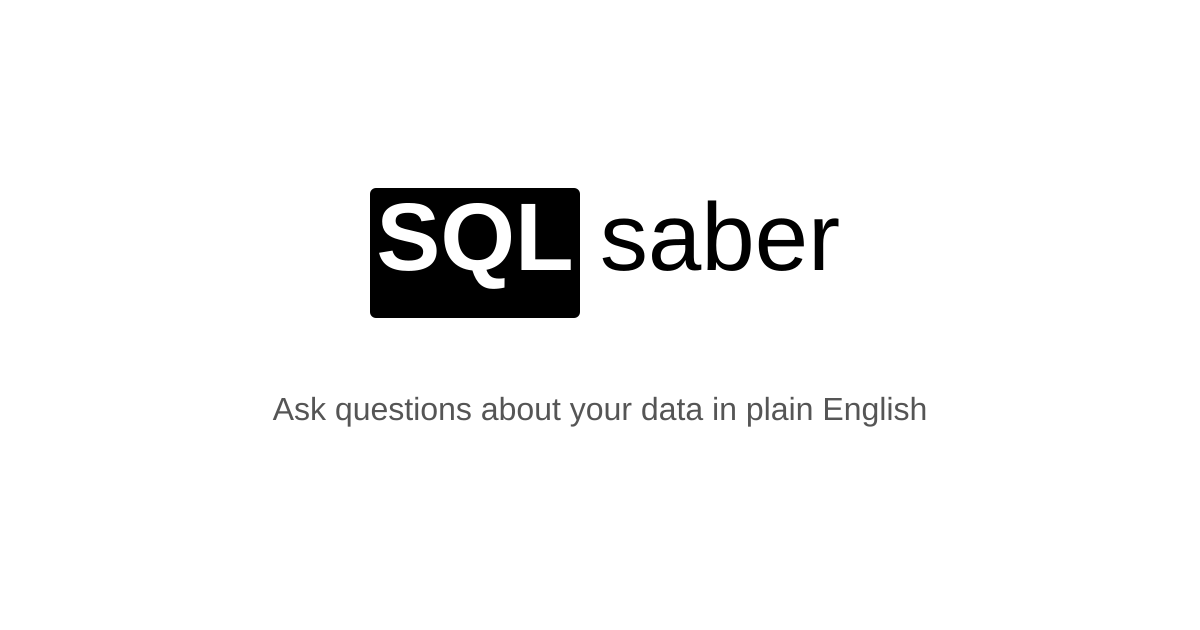 SQLsaber: AI SQL Assistant for Natural Language Database Queries | SQLsaber